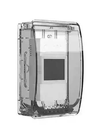 Clear plastic cover for smart wifi electric geyser switch/controller. Waterproof and dustproof for max durability.