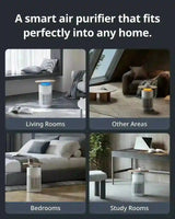 SwitchBot Smart Home Air Purifier with Table & HEPA Filter - Home Genius