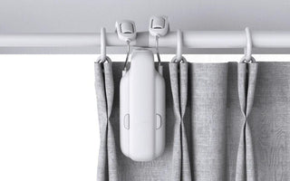 Smart curtain motor for automated window treatments, compatible with home automation systems