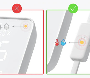 SwitchBot Hub 2's unique design integrating a temperature and humidity sensor in the data cable for accurate home automation - Home Genius