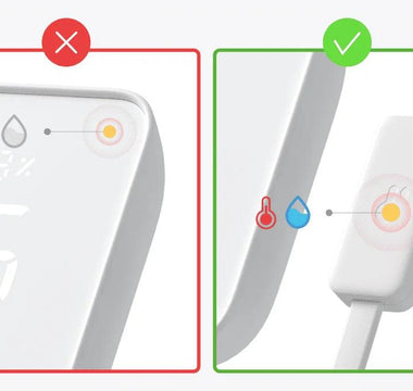 SwitchBot Hub 2's unique design integrating a temperature and humidity sensor in the data cable for accurate home automation - Home Genius