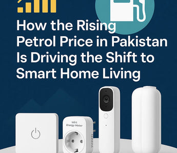 Smart home devices including WiFi switch, energy meter, and security camera for efficient living in Pakistan