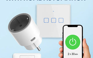 Smart plug, WiFi light switch, and phone app for home automation and energy savings
