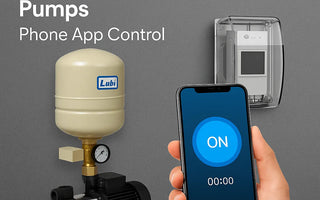 Smart pressure pump system and electric control panel controlled by smartphone app