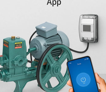 Smart phone app controlling donkey pump via WiFi switch for home automation