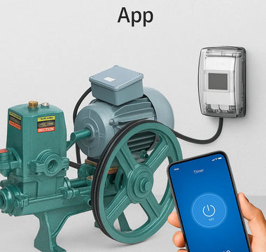 Smart phone app controlling donkey pump via WiFi switch for home automation