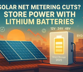 Solar panel and lithium battery for home energy storage, 12V 24V 48V smart power backup solution