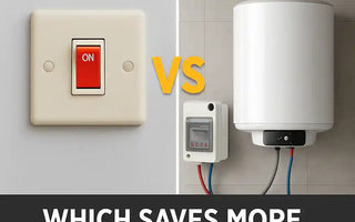 Manual geyser switch versus automatic geyser switch comparison, energy savings focus