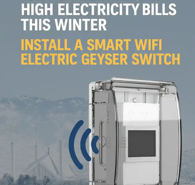 Smart WiFi electric geyser switch for winter energy savings