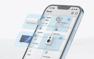 Smart home app controlling AC, TV, speaker, light & air purifier via smartphone for home automation