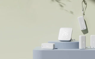 Smart home devices including WiFi thermostat and sensors for home automation