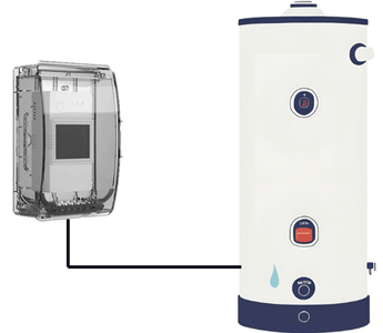 WiFi smart switch connected to electric geyser for smart home automation