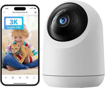 SwitchBot Pan/Tilt Camera Plus 3K- Wifi Camera (Indoor) - Home Genius