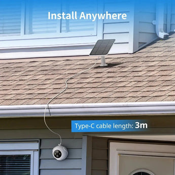 SwitchBot Solar Panel for Outdoor Spotlight Cam - Home Genius