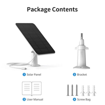 SwitchBot Solar Panel for Outdoor Spotlight Cam - Home Genius