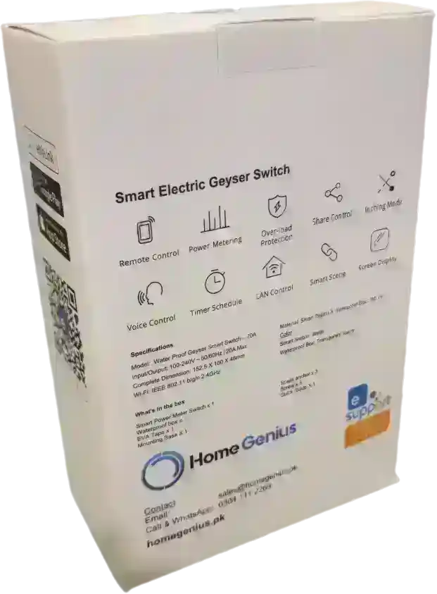 Smart Electric Geyser WiFi Controller | Smart Geyser Switch Pakistan
