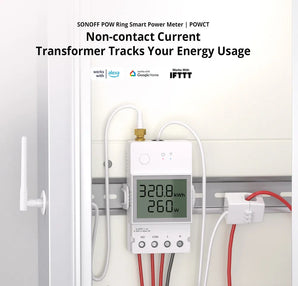 SONOFF POW Ring Smart Power Meter | POWCT - Energy & Power Usage Monitor - Home Genius