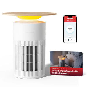 SwitchBot Air Purifier with Table and wireless phone charging